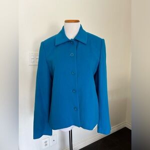 Casual Corner Light Blue Jacket  vintage) with original TAG size 12